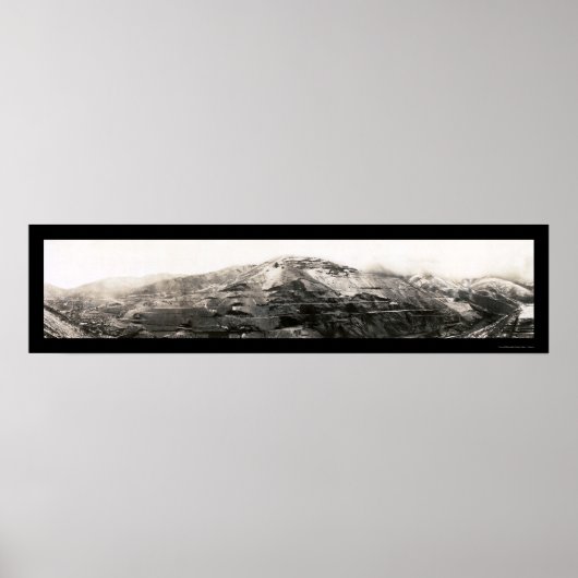 Utah Copper Mining Photo 1909 Poster (Voorkant)