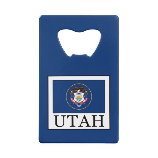 Utah Creditkaart Flessenopener (Voorkant)