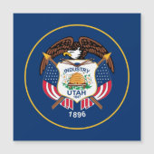 Utah: De bijenkorf staat Amerikaanse vlag, industr (Voorkant)