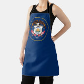 Utah: De bijenkorf staat Amerikaanse vlag, industr Schort (Insitu)