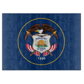 Utah: De bijenkorf staat Amerikaanse vlag, industr Snijplank (Voorkant)