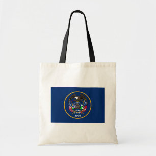 Utah: De bijenkorf staat Amerikaanse vlag, industr Tote Bag