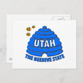 Utah: De bijenkorf-staat Briefkaart (Voorkant / Achterkant)