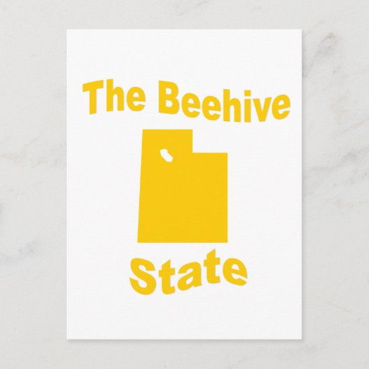 Utah: De bijenkorf-staat Briefkaart (Voorkant)