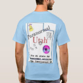 Utah de meest paranormale staat kort t-shirt (Achterkant)
