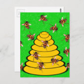 Utah de staat Beehive Briefkaart (Voorkant / Achterkant)