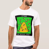 Utah de staat Beehive T-shirt (Voorkant)