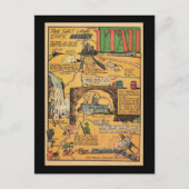 Utah de staat Salt Lake Briefkaart (Voorkant)