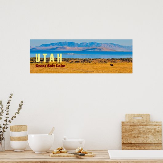 UTAH De staat van het Grote Zoudenmeer Poster (Keuken)