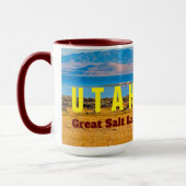 UTAH de State Mok van het Great Salt Lake (Links)