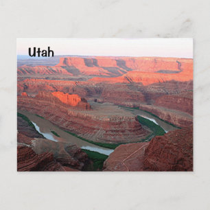 Utah: Dead Horse Point State Park 3, sunrise Briefkaart