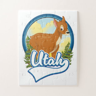 Utah Deer Travel logo Legpuzzel