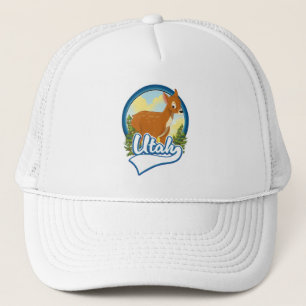 Utah Deer Travel logo Trucker Pet