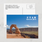 Utah Delicate Arch Briefkaart (Voorkant / Achterkant)