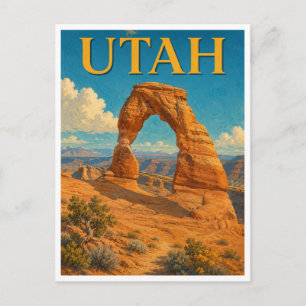 Utah Delicate Arch GeoSaga Briefkaart
