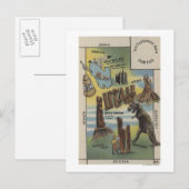 Utah Depictions of Sites to See in UtahUtah Briefkaart (Voorkant / Achterkant)