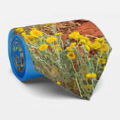 Utah Desert Wildbloemen Stropdas (Opgerold)