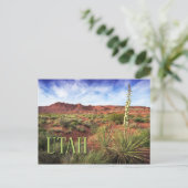 Utah Desert Yucca Briefkaart (Staand voorkant)