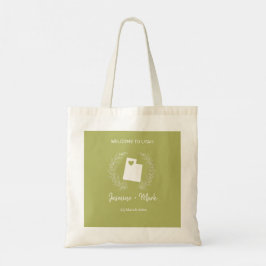 Utah Destination Wedding Welkom Tote Bag
