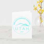 Utah Elevated Mountain - Retro Kaart (Gele Bloem)
