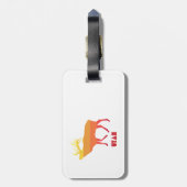 Utah Elk Bagagelabel (Achterkant verticaal)