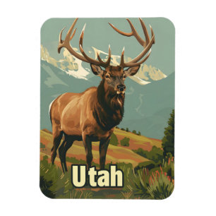Utah Elk Magneet