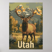  Utah Elk Poster (Voorkant)