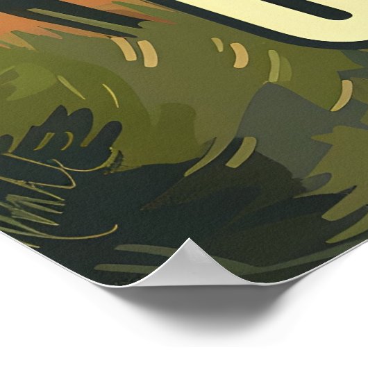 Utah Elk Poster (Hoek)
