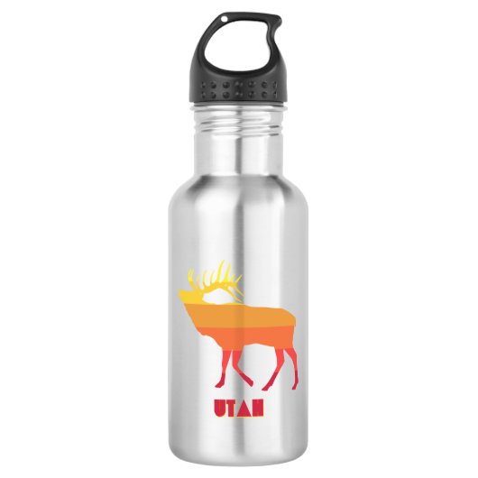 Utah Elk Waterfles (Voorkant)