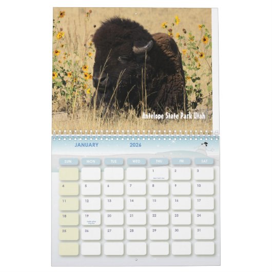 Utah en Lake Tahoe Landschappen Kalender (Jan 2026)