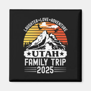 Utah Familie Reis 2025 Berg Kampeer Avontuur T Magneet