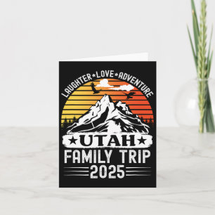 Utah Family Trip 2025 Mountain Camping Adventure T Kaart