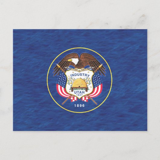UTAH FLAG BRIEFKAART (Voorkant)
