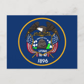Utah Flag Briefkaart (Voorkant)