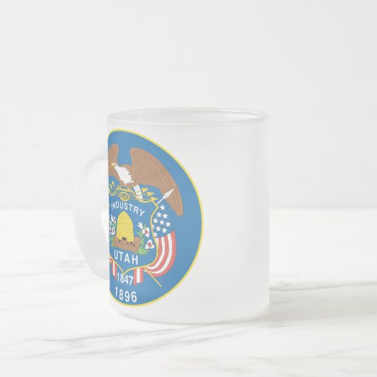Utah Flag Coffee Mok (Voorkant links)