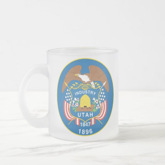 Utah Flag Coffee Mok (Links)