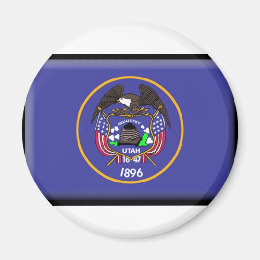 Utah Flag Magneet (Voorkant)