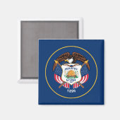Utah flag magneet (Voorkant / Achterkant)