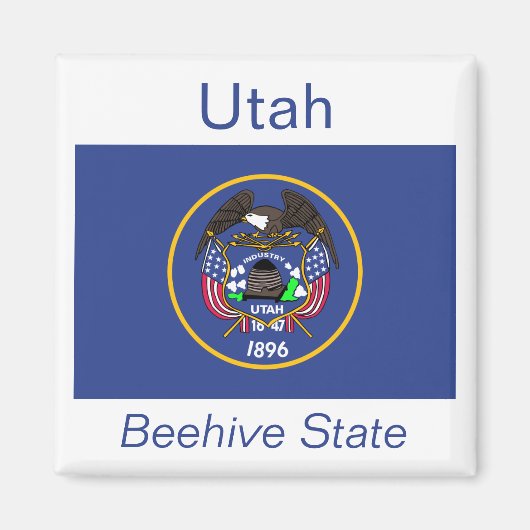 Utah Flag Magnet (Voorkant)