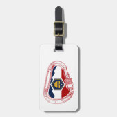 Utah Flag Rock Klim Carabiner Bagagelabel (Voorkant verticaal)