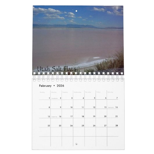Utah-fotokalender Kalender (Feb 2026)