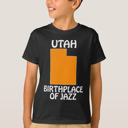 Utah - Geboorteplaats van Jazz T-shirt (Voorkant)