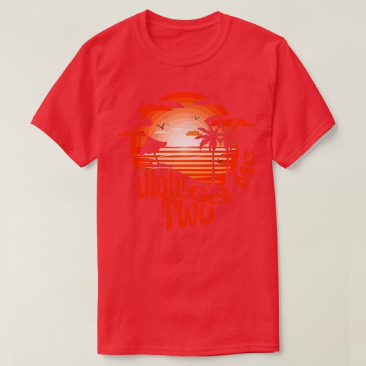 Utah Geef me er twee T-shirt (Design voorkant)