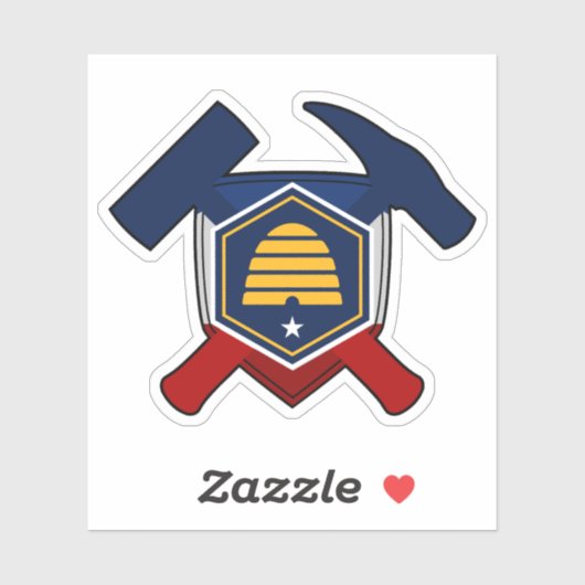 Utah Geologist Vinyl Sticker (Vel)