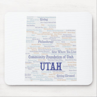 UTAH Gepersonaliseerd Word Cloud Muismat