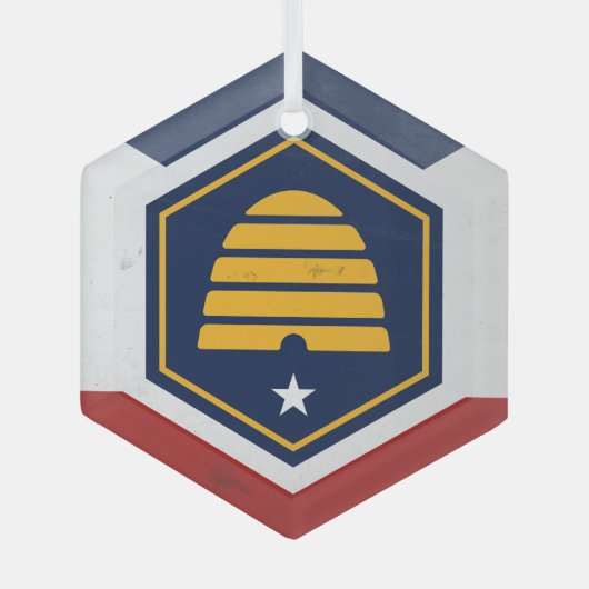 Utah Glas Ornament (Voorkant)