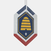 Utah Glas Ornament (Voorkant Rechts)