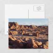 Utah, Goblin Valley State Park, Zandsteen Briefkaart (Voorkant / Achterkant)
