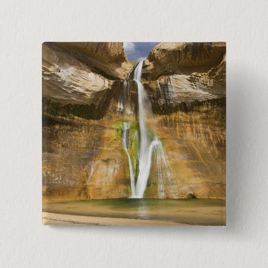 Utah, Grand Staircase Escalante NM, Lower Calf Vierkante Button 5,1 Cm (Voorkant)