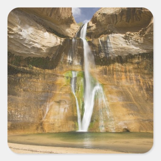 Utah, Grand Staircase Escalante NM, Lower Calf Vierkante Sticker (Voorkant)